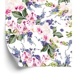 Tapeta Do Salonu Zieleń Kwiaty Storczyki Orchidea