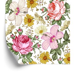 Tapeta Do Sypialni W Kwiaty