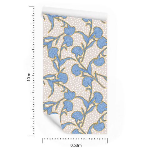 Tapeta Goździki W Kropki