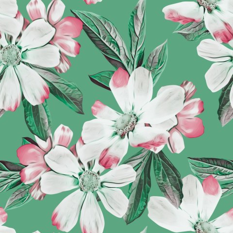 Tapeta Kolorowe Kwiaty Kosmosu