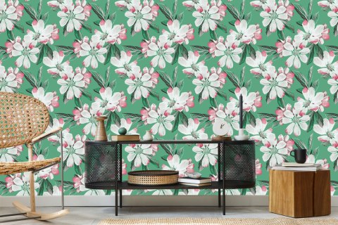 Tapeta Kolorowe Kwiaty Kosmosu