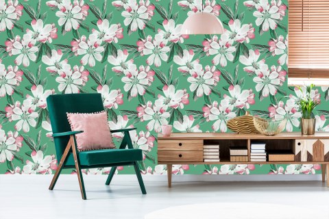 Tapeta Kolorowe Kwiaty Kosmosu