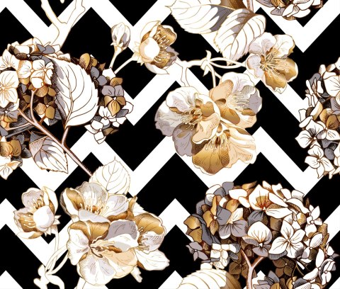 Tapeta Kwiaty Hortensji