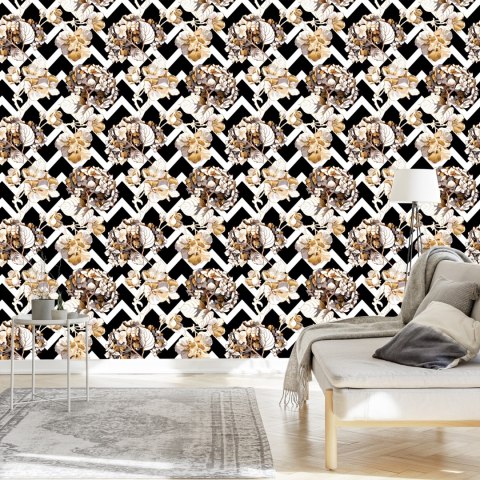 Tapeta Kwiaty Hortensji