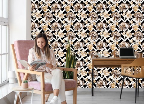 Tapeta Kwiaty Hortensji