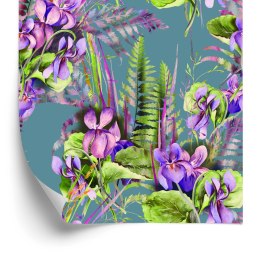 Tapeta Kwiaty Polne, Liście