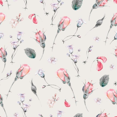 Tapeta Kwiaty Róże Vintage