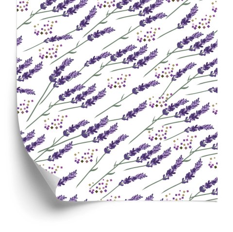 Tapeta Lawenda Fiolet