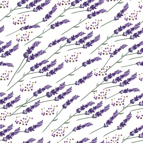 Tapeta Lawenda Fiolet