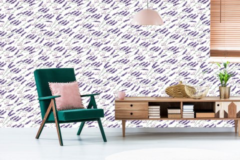 Tapeta Lawenda Fiolet