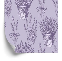 Tapeta Lawenda W Stylu Retro