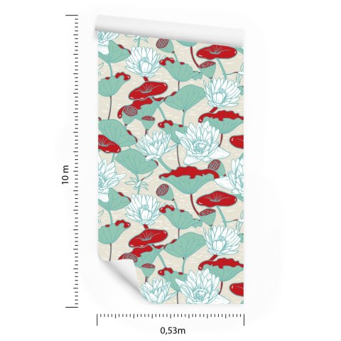 Tapeta Lilie Wodne I Lotosy