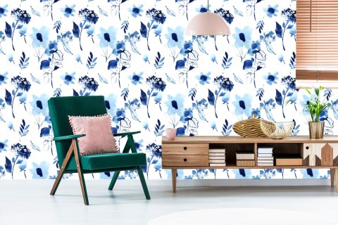 Tapeta Nowoczesny Kwiatowy Wzór