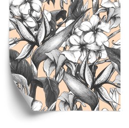 Tapeta Piękne Egzotyczne Kwiaty