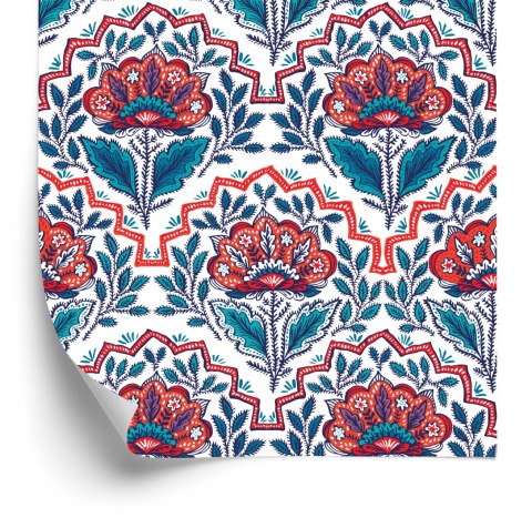 Tapeta Piękne Kolorowe Kwiaty