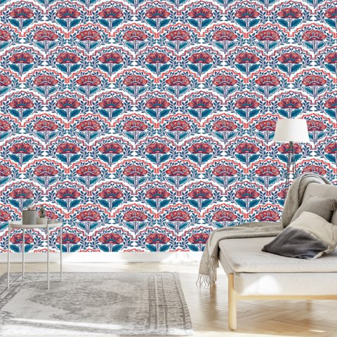 Tapeta Piękne Kolorowe Kwiaty