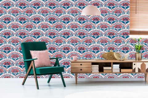 Tapeta Piękne Kolorowe Kwiaty