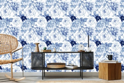 Tapeta Róże Piwonie