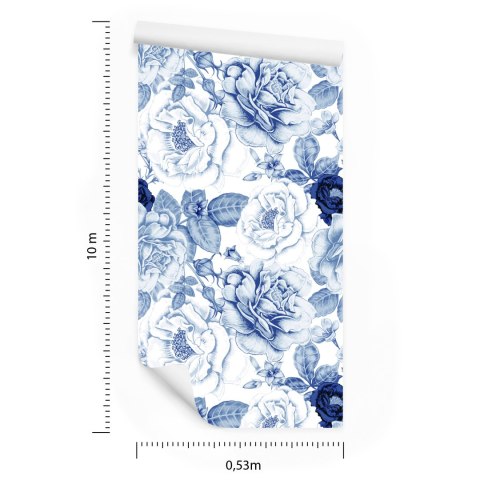 Tapeta Róże Piwonie