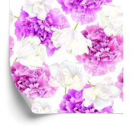 Tapeta Różowe Peonie I Białe Tulipany