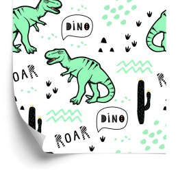 Tapeta W Dinozaury, Kaktusy, Do Pokoju Dziecka