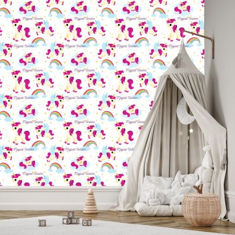 Tapeta Dla Dzieci - Magiczne Jednorożce
