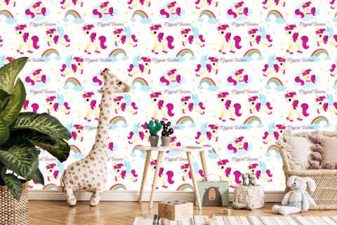 Tapeta Dla Dzieci - Magiczne Jednorożce