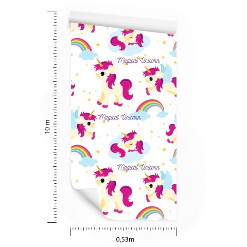 Tapeta Dla Dzieci - Magiczne Jednorożce