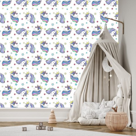 Tapeta Dla Dzieci - Piękne Magiczne Jednorożce