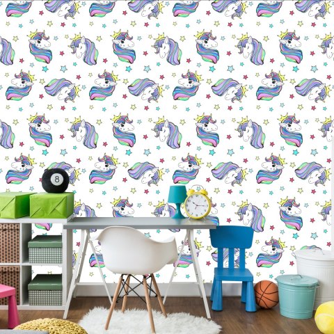 Tapeta Dla Dzieci - Piękne Magiczne Jednorożce