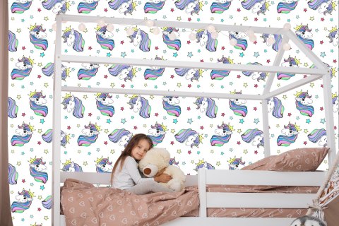 Tapeta Dla Dzieci - Piękne Magiczne Jednorożce