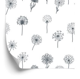 Tapeta Dmuchawiec Z Kwiatami Polnymi