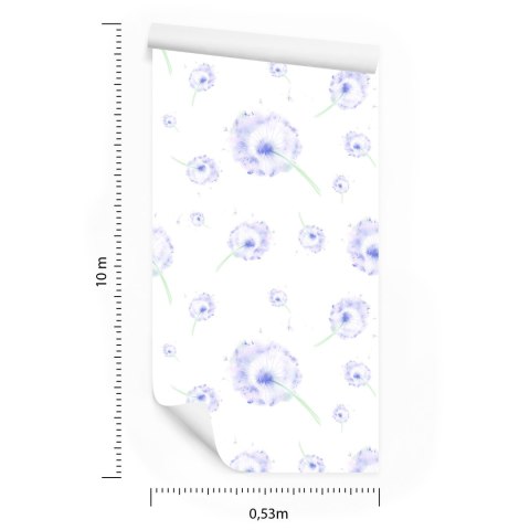 Tapeta Fioletowe Dmuchawce