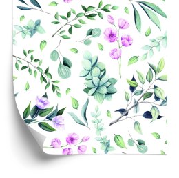 Tapeta Gałązki Z Kwiatami