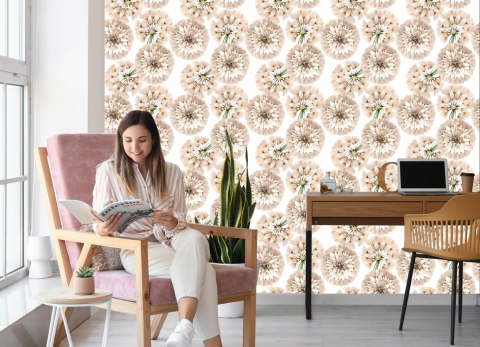 Tapeta Malowany Dmuchawiec Z Bliska