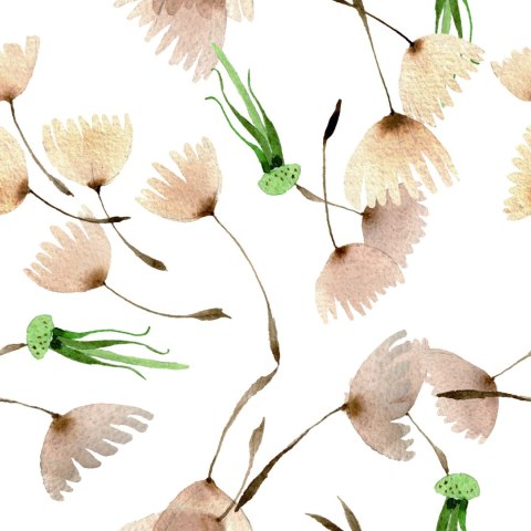 Tapeta Nasiona Dmuchawca Malowane Akwarelą