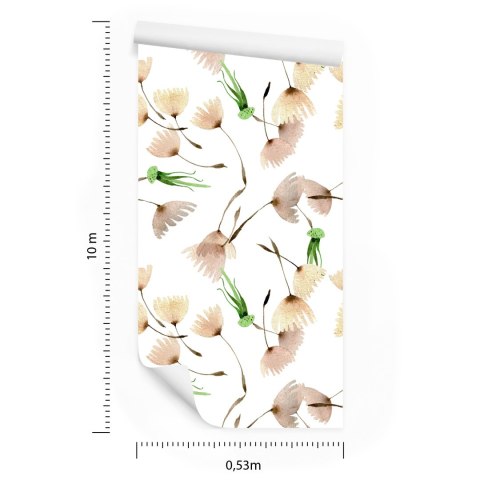 Tapeta Nasiona Dmuchawca Malowane Akwarelą