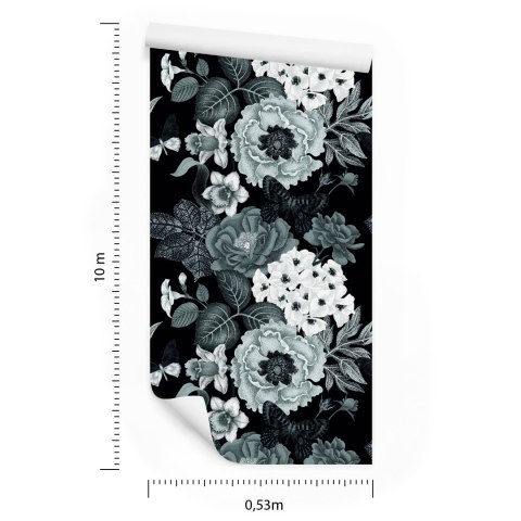 Tapeta Piwonie Vintage