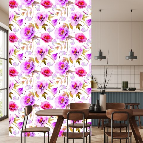 Tapeta Piwonie W Żywych Kolorach