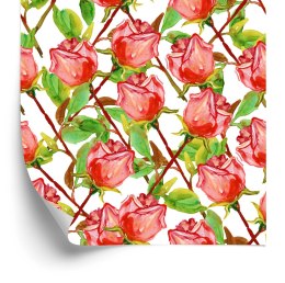 Tapeta Róże Z Łodygami