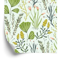 Tapeta Zioła Polne Z Kwiatami