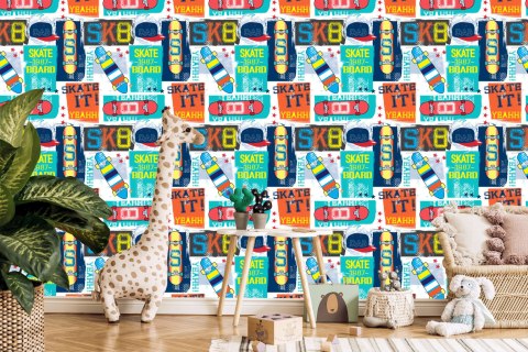 Tapeta Deskorolki I Napisy