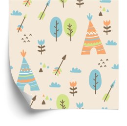 Tapeta Dla Dzieci Chmury Kwiaty Natura