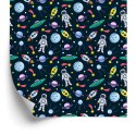 Tapeta Dla Dzieci - Planety, Astronauci, Rakiety I Ufo