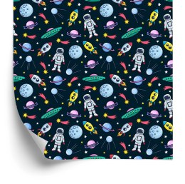 Tapeta Dla Dzieci - Planety, Astronauci, Rakiety I Ufo