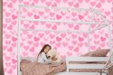 Tapeta Dla Dzieci - Różowe Serduszka