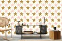 Tapeta Dla Dzieci - Śliczne Uśmiechnięte Gwiazdki