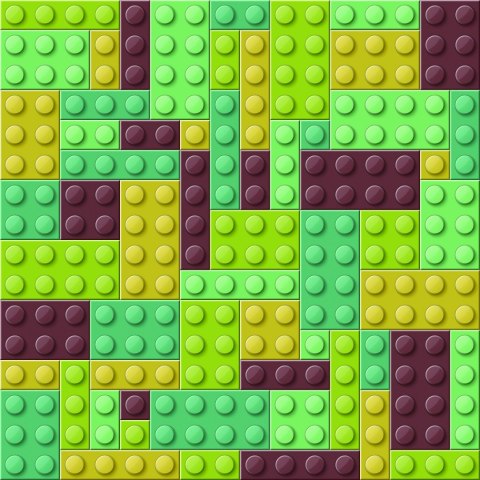 Tapeta Do Pokoju Chłopca Kolorowe Klocki Ozdoba 3D