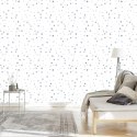 Tapeta Do Pokoju Dziecięcego Szare Drobne Gwiazdki