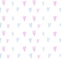 Tapeta Do Pokoju Dziewczynki Małe Pastelowe Serca